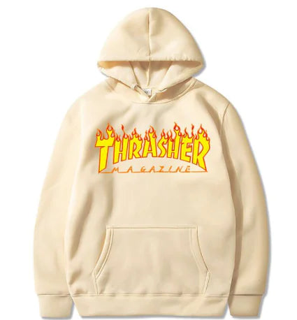 THRASHER MAGAZINE Flame Logo Hoodie