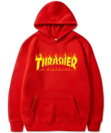 THRASHER MAGAZINE Flame Logo Hoodie