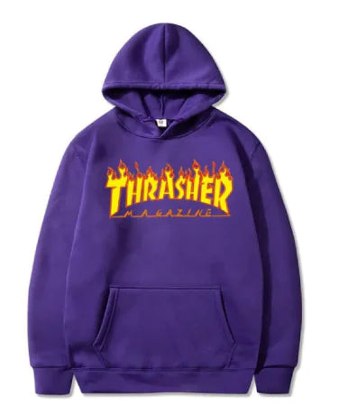 THRASHER MAGAZINE Flame Logo Hoodie