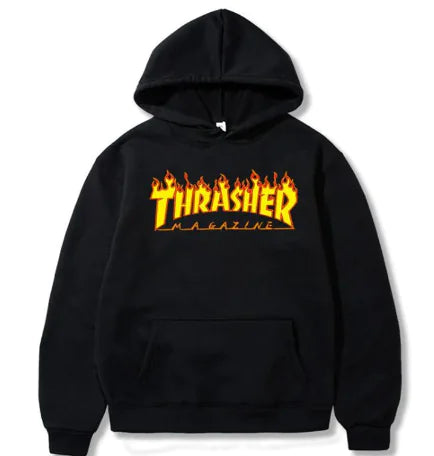 THRASHER MAGAZINE Flame Logo Hoodie